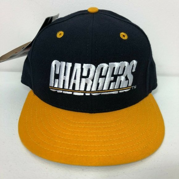 Vintage Chargers New Era Made USA Deadstock Hat Wool Football NFL Cap Size 6 7/8 - Picture 2 of 11